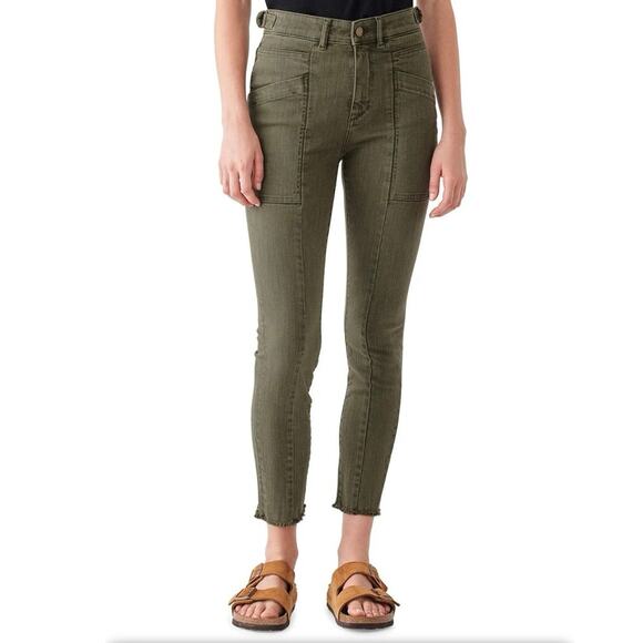 DL1961 Farrow InstaSculpt High Rise Gorpcore Grungecore Cargo Utility Jeans 30
